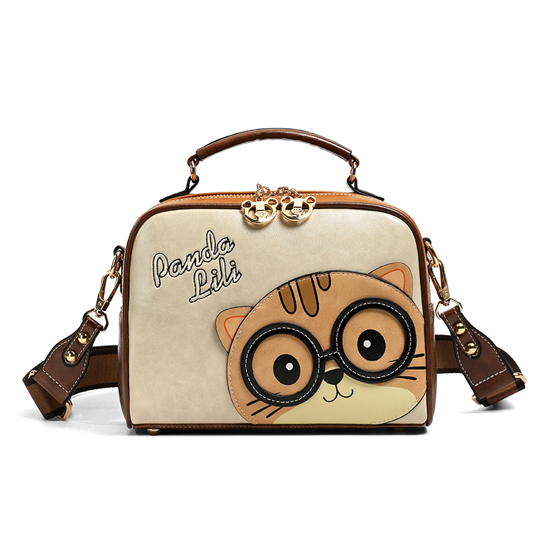 Interior Design News - Nieuwe schoudertas, retro leren crossbodytas, damesmodel,
