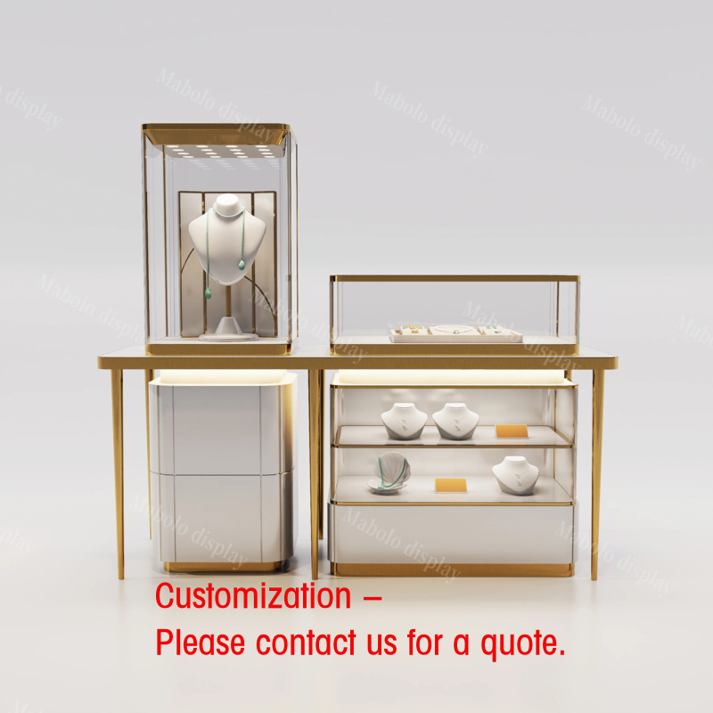 Interior Design News - Op maat gemaakte nieuwe juweliersvitrine fabriek,