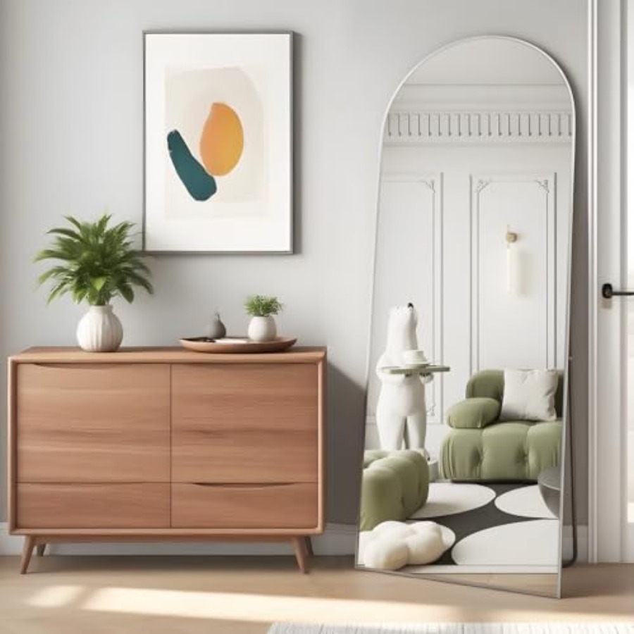 Arch Mirror Leaning - Volledige lengte spiegel, 56