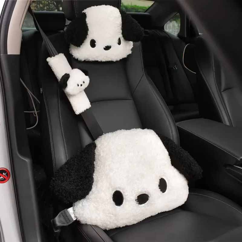 Interior Design Texture - Cartoon auto pluche lendenkussen hoofdsteunen vaste