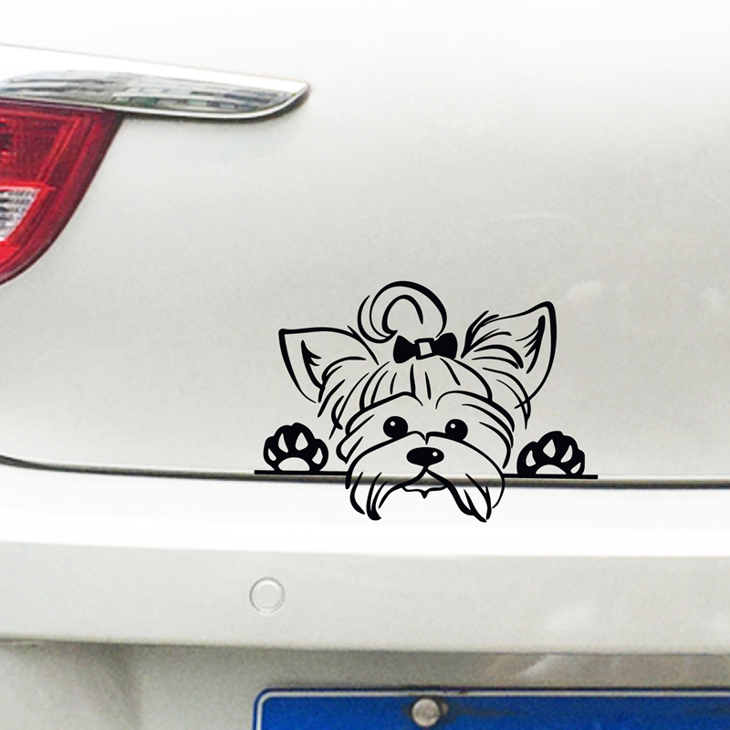 Interior Design Magazine - Yorkshire Terrier vinyl sticker stickers auto