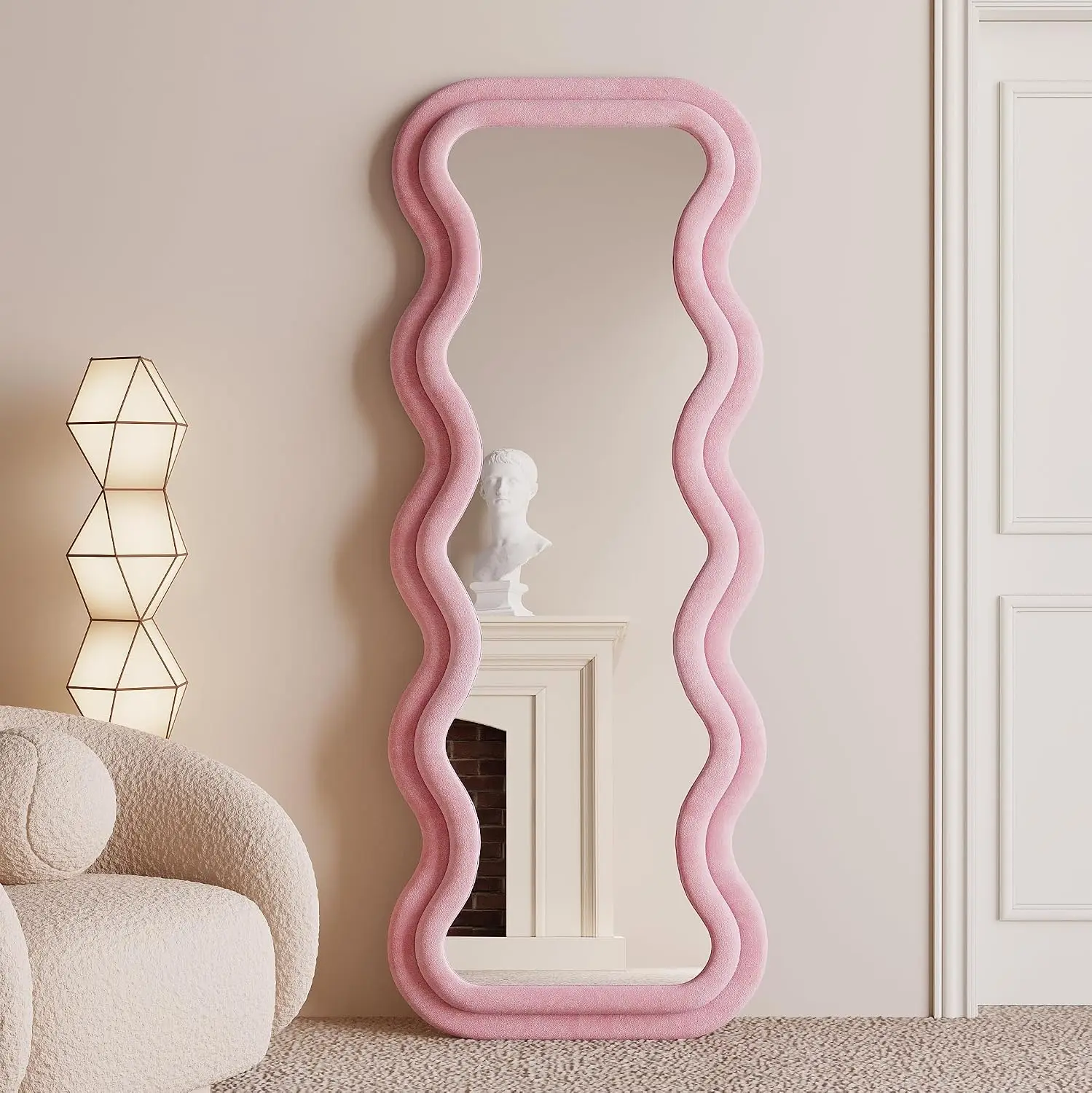 Volledige lengte golvende spie - Arch Mirror Leaning recensie en prijs