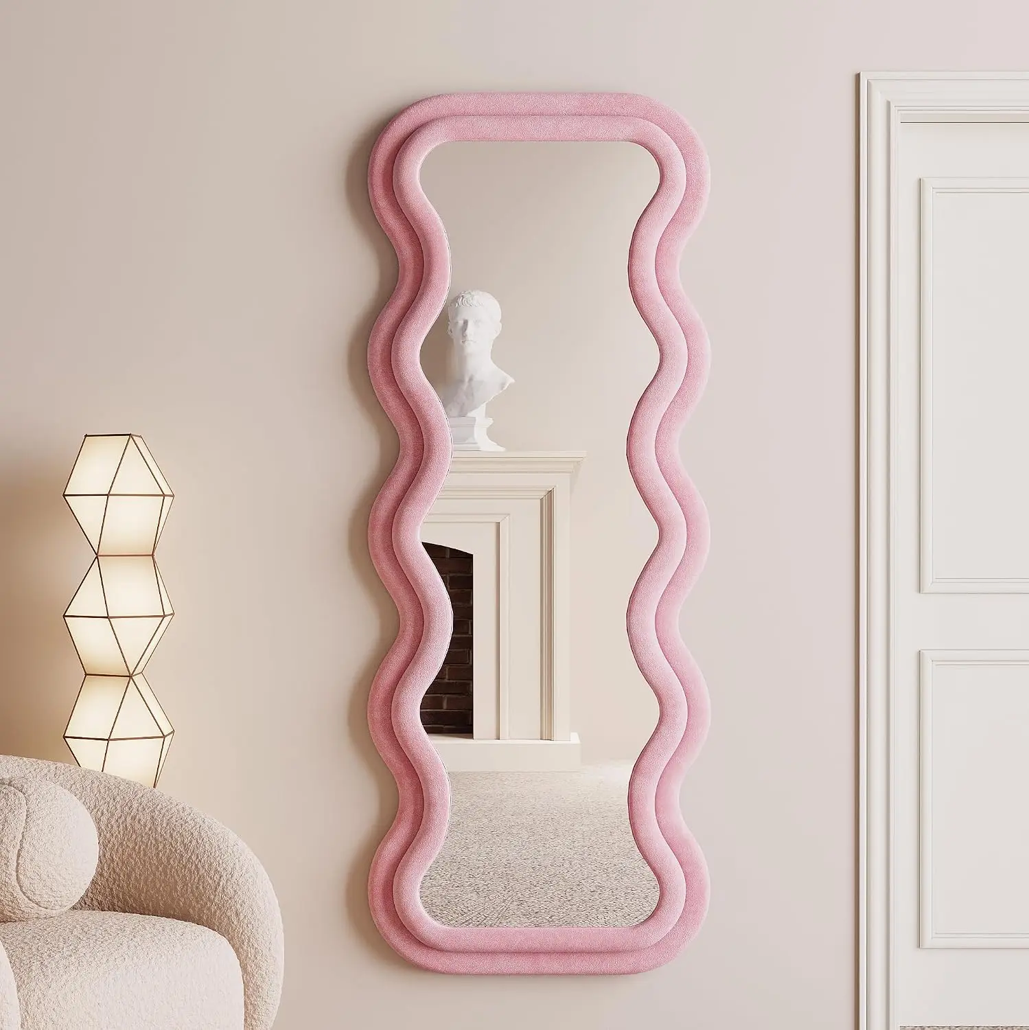 Volledige lengte golvende spie - Arch Mirror Leaning recensie en prijs