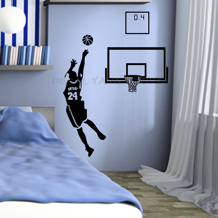 Sport Thema Muurstickers Baske - Interior Design Magazine recensie en prijs