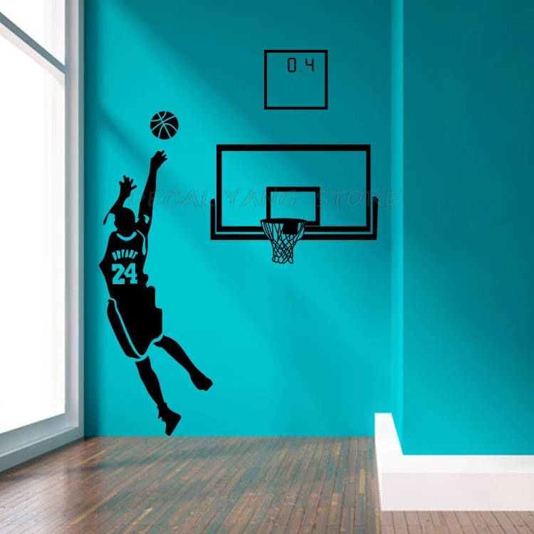 Sport Thema Muurstickers Baske - Interior Design Magazine recensie en prijs