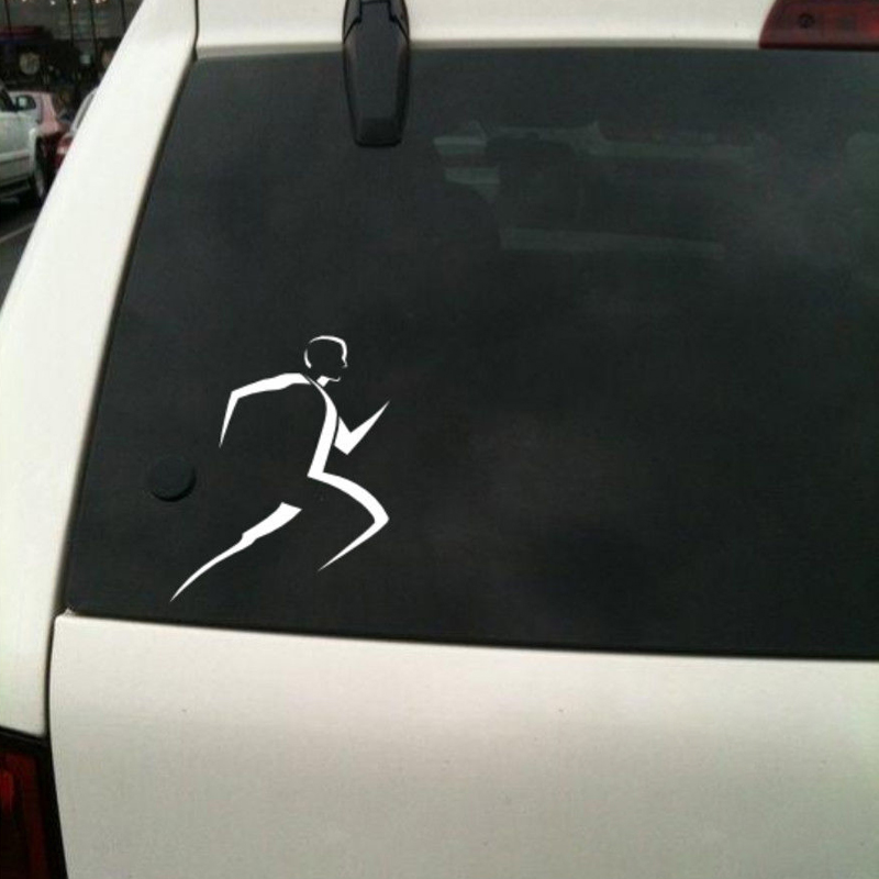 Runner Decal Car Window Vinyl  - Interior Design Magazine recensie en prijs