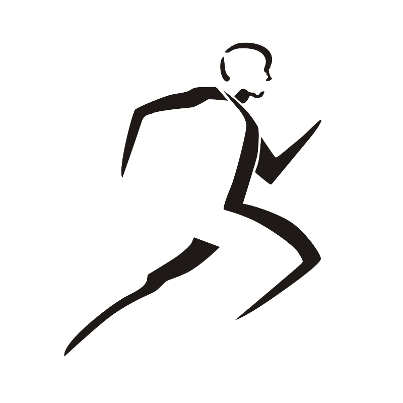 Runner Decal Car Window Vinyl  - Interior Design Magazine recensie en prijs