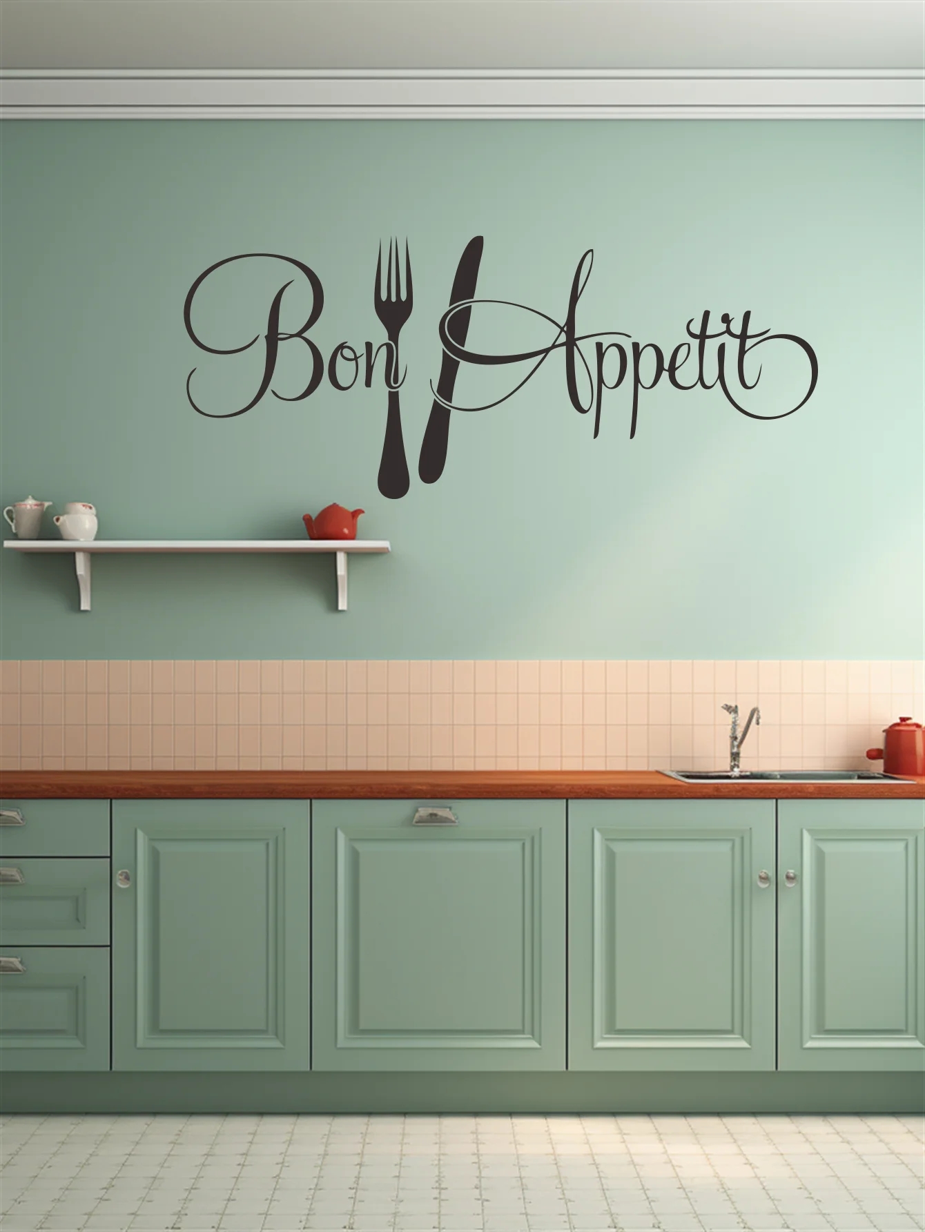1 Pc Bon Appétit Met Vork En M - Interior Design Kitchen recensie en prijs