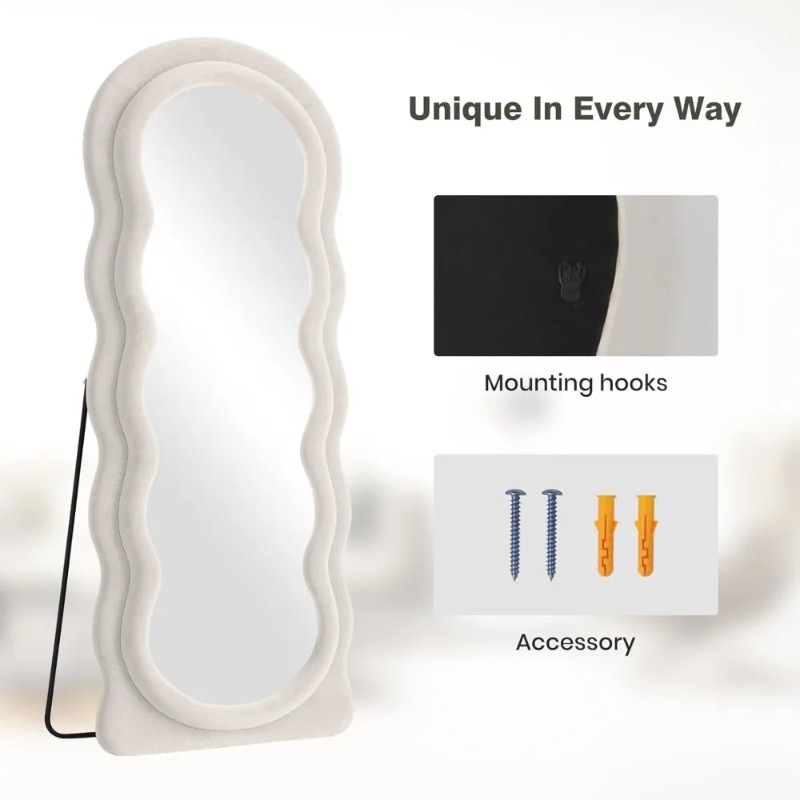 Volledige lengte spiegel 63x24 - Arch Mirror Leaning recensie en prijs