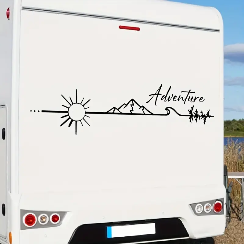 Camping Outdoor Avontuur Vinyl - Interior Design Magazine recensie en prijs