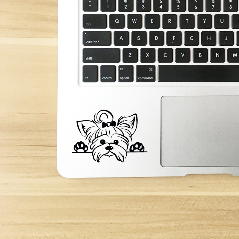 Yorkshire Terrier vinyl sticke - Interior Design Magazine recensie en prijs