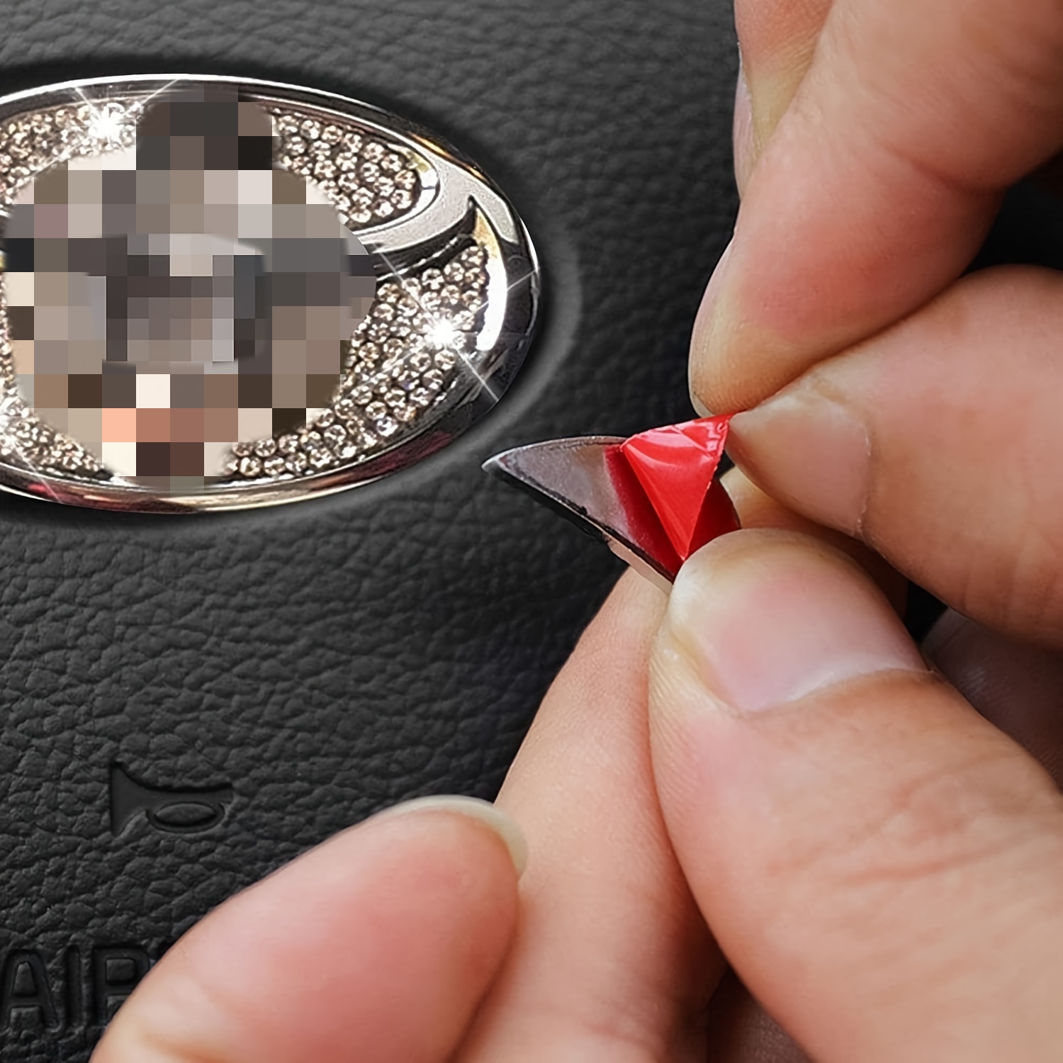 Auto Stuurwiel Sticker Kristal - Interior Design Texture recensie en prijs