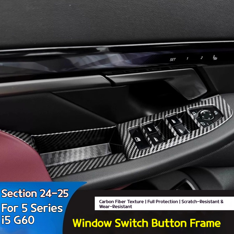 Voor BMW 5 Serie i5 G60 2024-2 - Interior Design Texture recensie en prijs