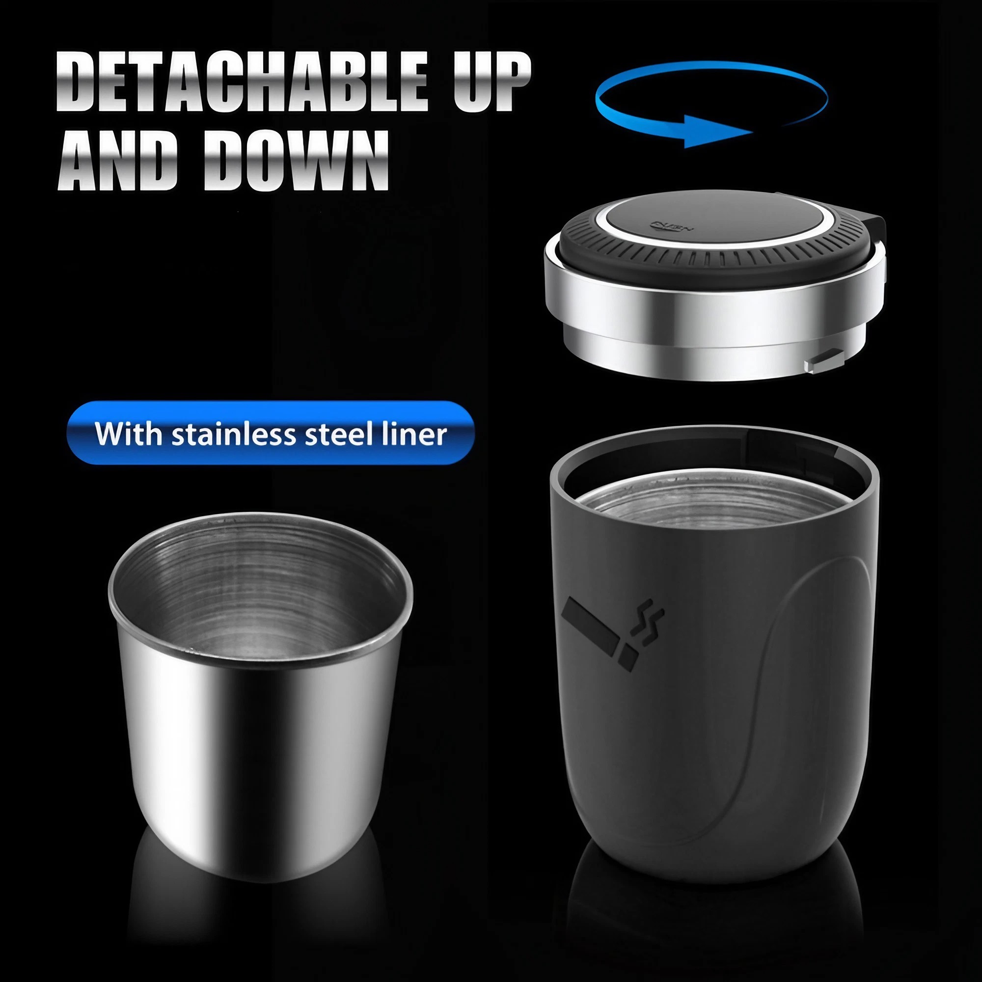 Auto-asbak met led-verlichting - Interior Design Texture recensie en prijs