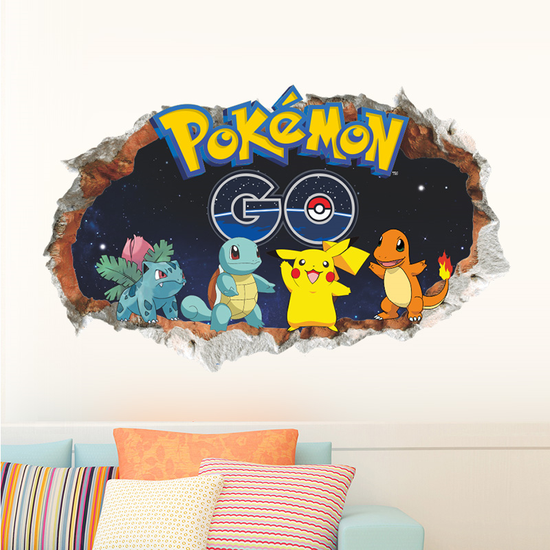 Cartoon Pokémon Pikachu Muurst - Interior Design Magazine recensie en prijs