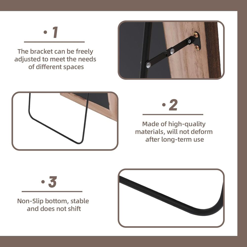 Gebogen spiegel op volle lengt - Arch Mirror Leaning recensie en prijs