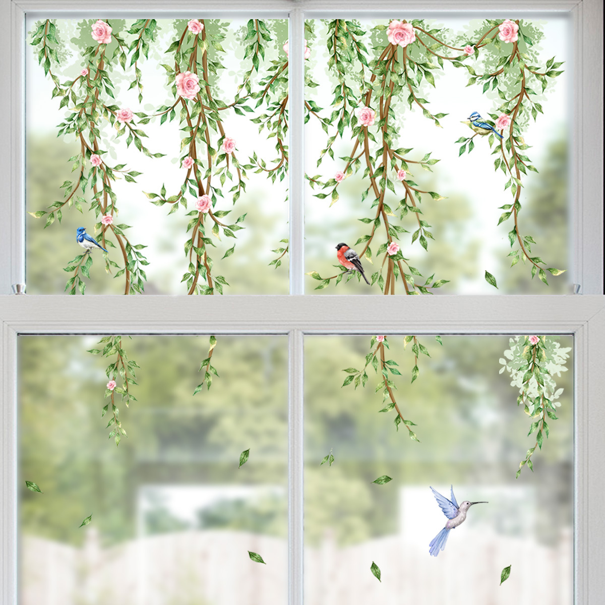 Takken Bloemen Vogels Glazen S - Interior Design Magazine recensie en prijs
