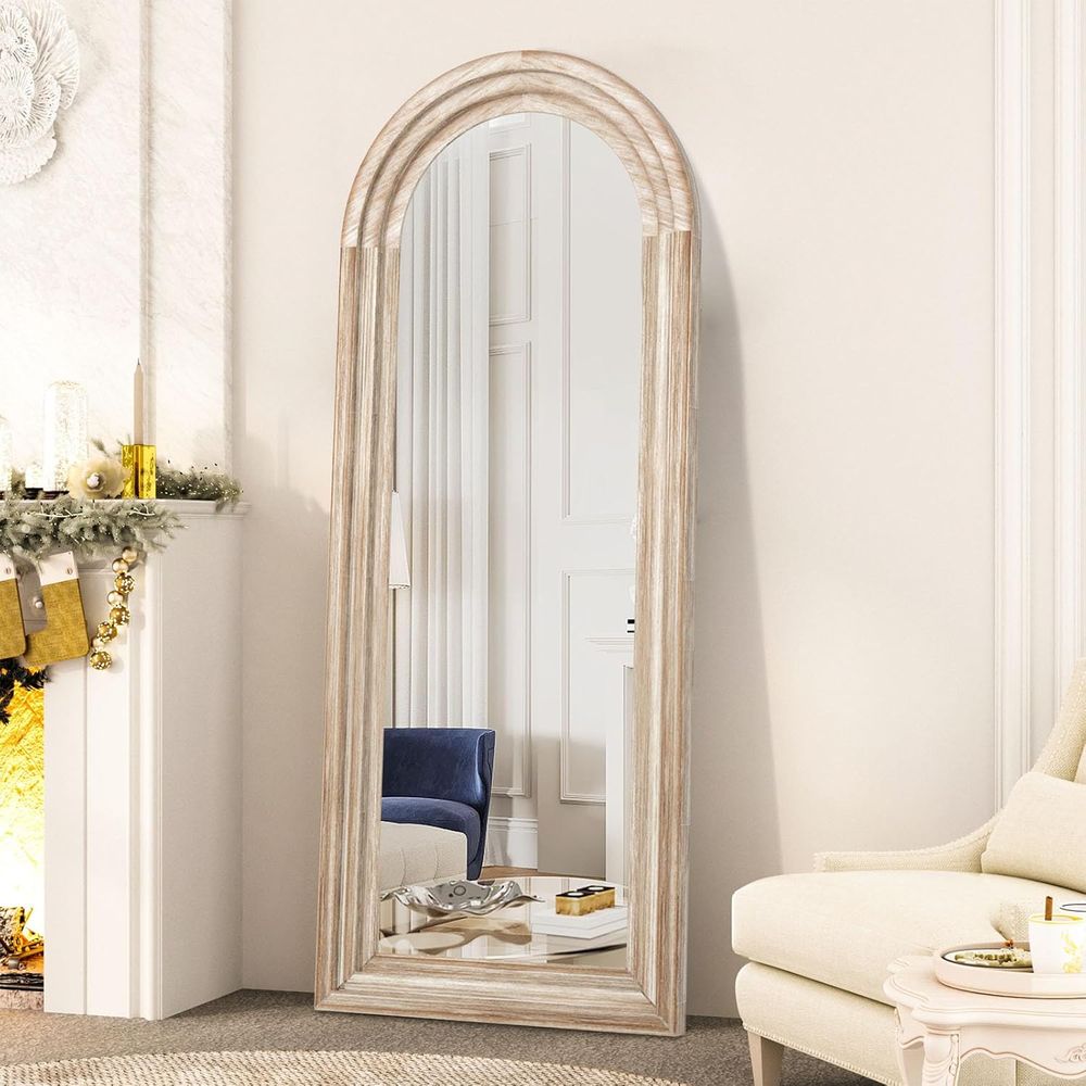 Gebogen spiegel op volle lengt - Arch Mirror Leaning recensie en prijs